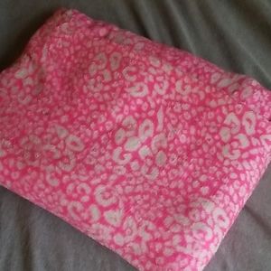 Pink Cheetah print blanket